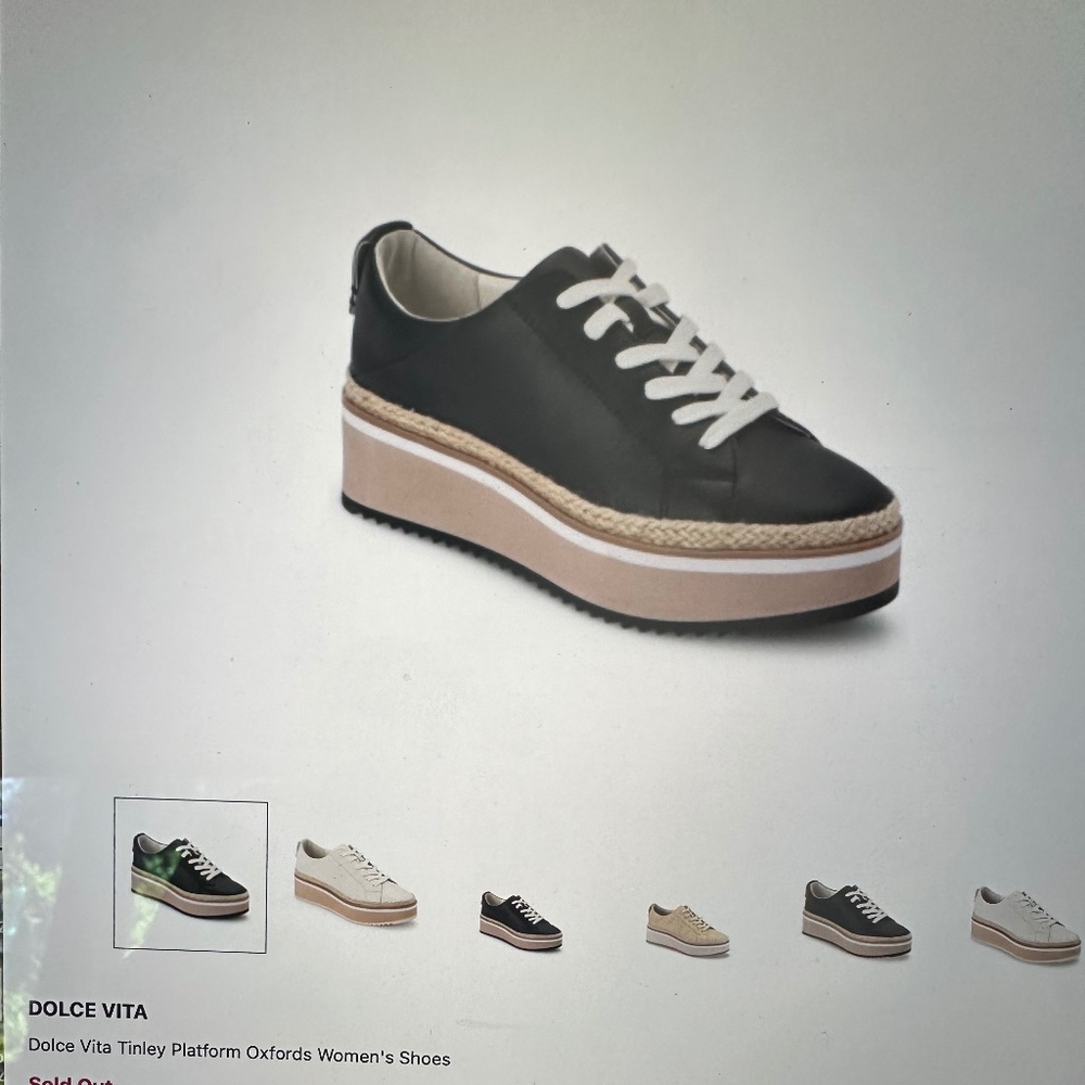 Designer Dolce Vita Tinley tennis shoes/sneakers